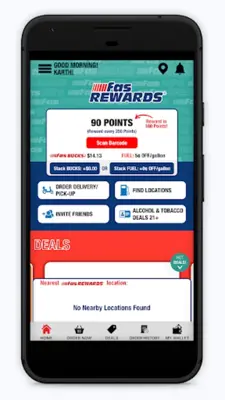 fas REWARDS® android App screenshot 1